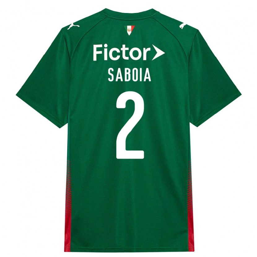 Danxen Men Luis Saboia #2 Green Red White Home Jersey 2026/27 T-Shirt