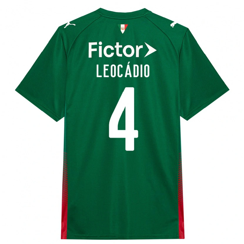 Danxen Men Isaac Leocádio #4 Green Red White Home Jersey 2026/27 T-Shirt