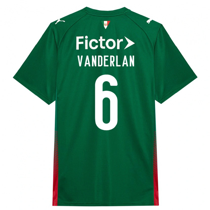 Danxen Men Vanderlan #6 Green Red White Home Jersey 2026/27 T-Shirt