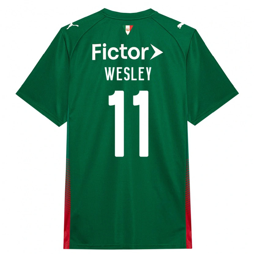 Danxen Men Wesley #11 Green Red White Home Jersey 2026/27 T-Shirt