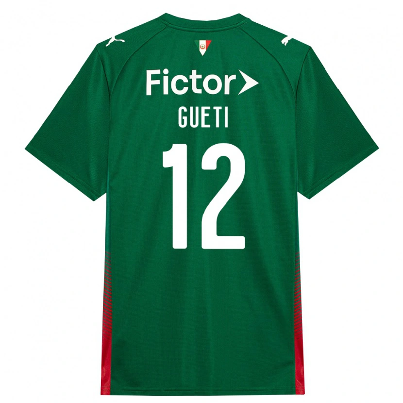 Danxen Men Rodrigo Gueti #12 Green Red White Home Jersey 2026/27 T-Shirt