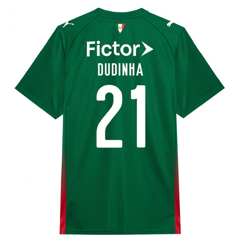 Danxen Men Dudinha #21 Green Red White Home Jersey 2026/27 T-Shirt