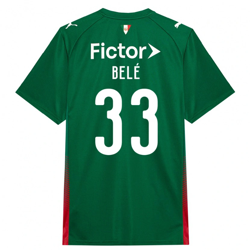 Danxen Men Erick Belé #33 Green Red White Home Jersey 2026/27 T-Shirt