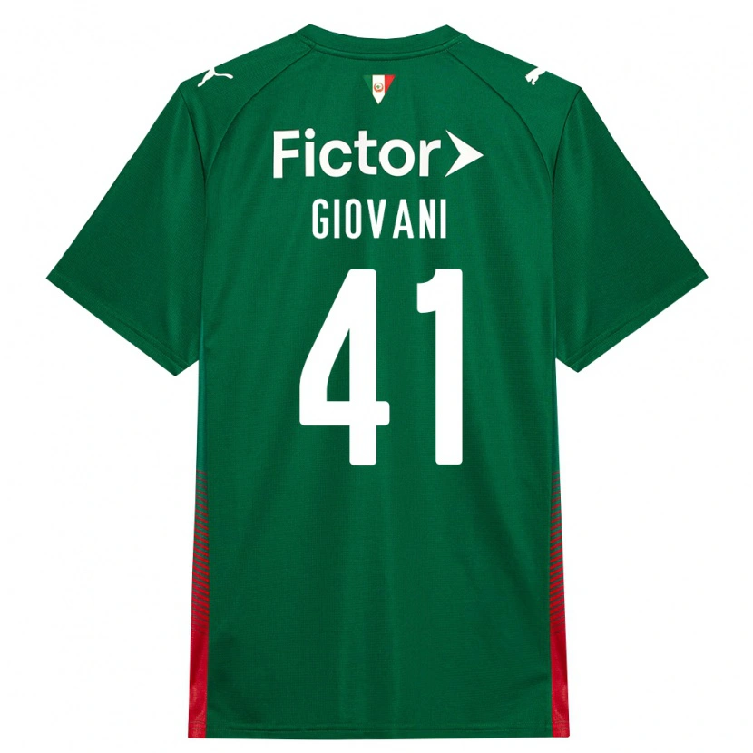 Danxen Men Giovani #41 Green Red White Home Jersey 2026/27 T-Shirt