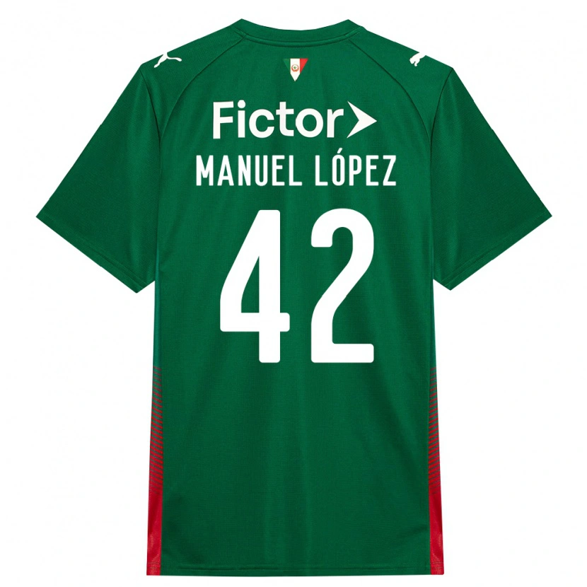Danxen Men José Manuel López #42 Green Red White Home Jersey 2026/27 T-Shirt