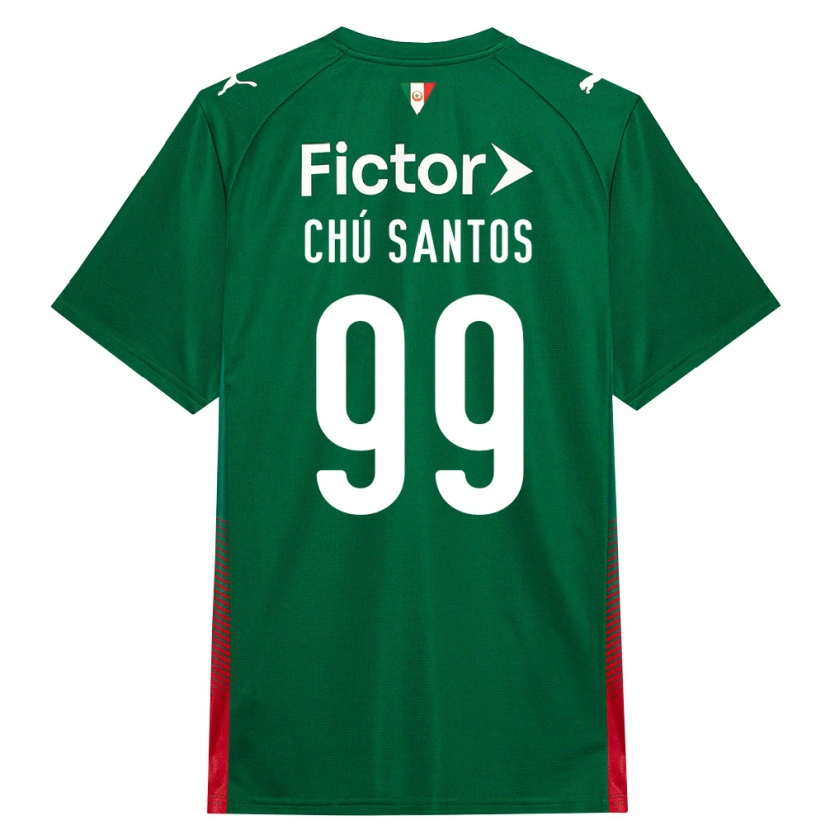 Danxen Men Chú Santos #99 Green Red White Home Jersey 2026/27 T-Shirt