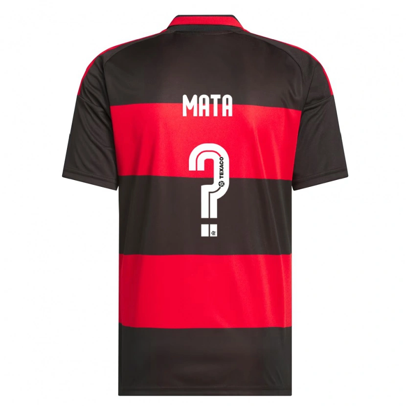 Danxen Men Da Mata #0 Red Black White Home Jersey 2026/27 T-Shirt