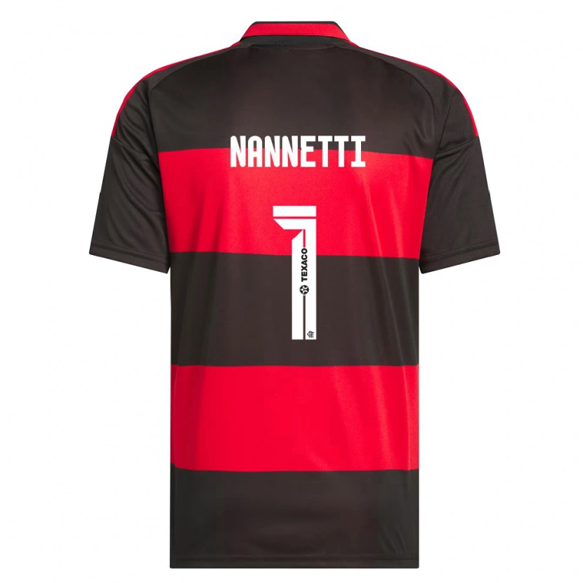 Danxen Men Léo Nannetti #1 Red Black White Home Jersey 2026/27 T-Shirt