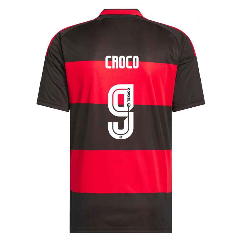 Danxen Men Gabi Croco #9 Red Black White Home Jersey 2026/27 T-Shirt