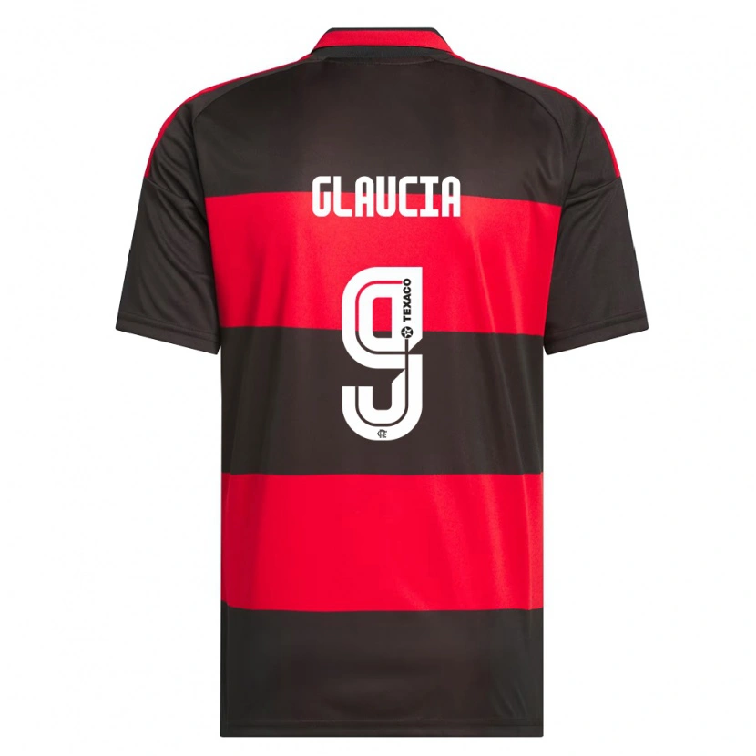 Danxen Men Glaucia #9 Red Black White Home Jersey 2026/27 T-Shirt