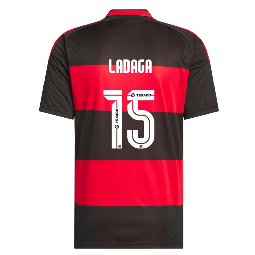 Danxen Men Carol Ladaga #15 Red Black White Home Jersey 2026/27 T-Shirt