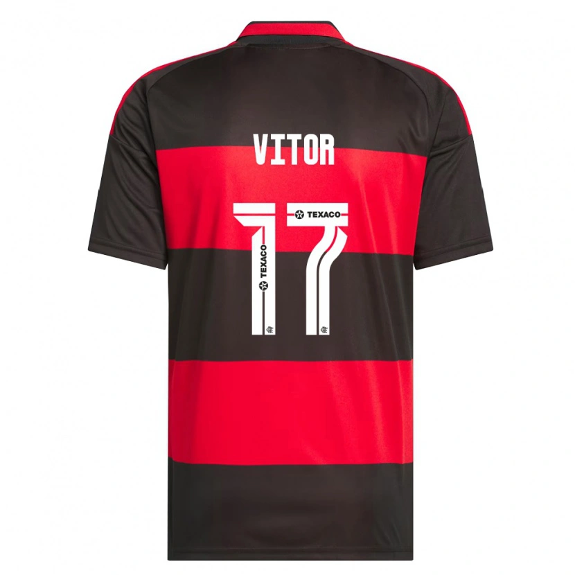 Danxen Men João Vitor #17 Red Black White Home Jersey 2026/27 T-Shirt