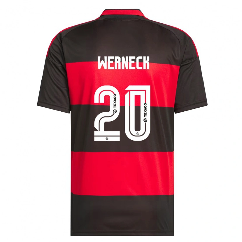 Danxen Men Gabriel Werneck #20 Red Black White Home Jersey 2026/27 T-Shirt