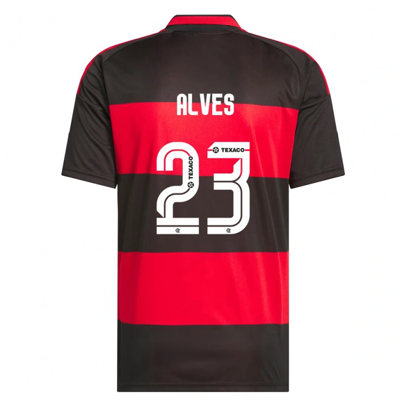 Danxen Men Karol Alves #23 Red Black White Home Jersey 2026/27 T-Shirt