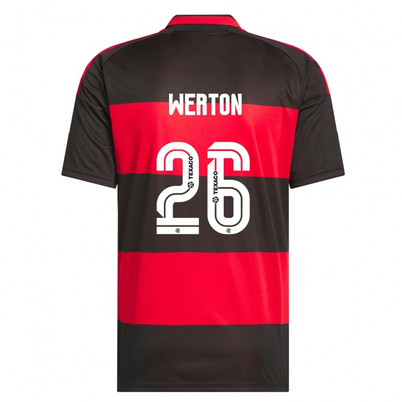Danxen Men Werton #26 Red Black White Home Jersey 2026/27 T-Shirt