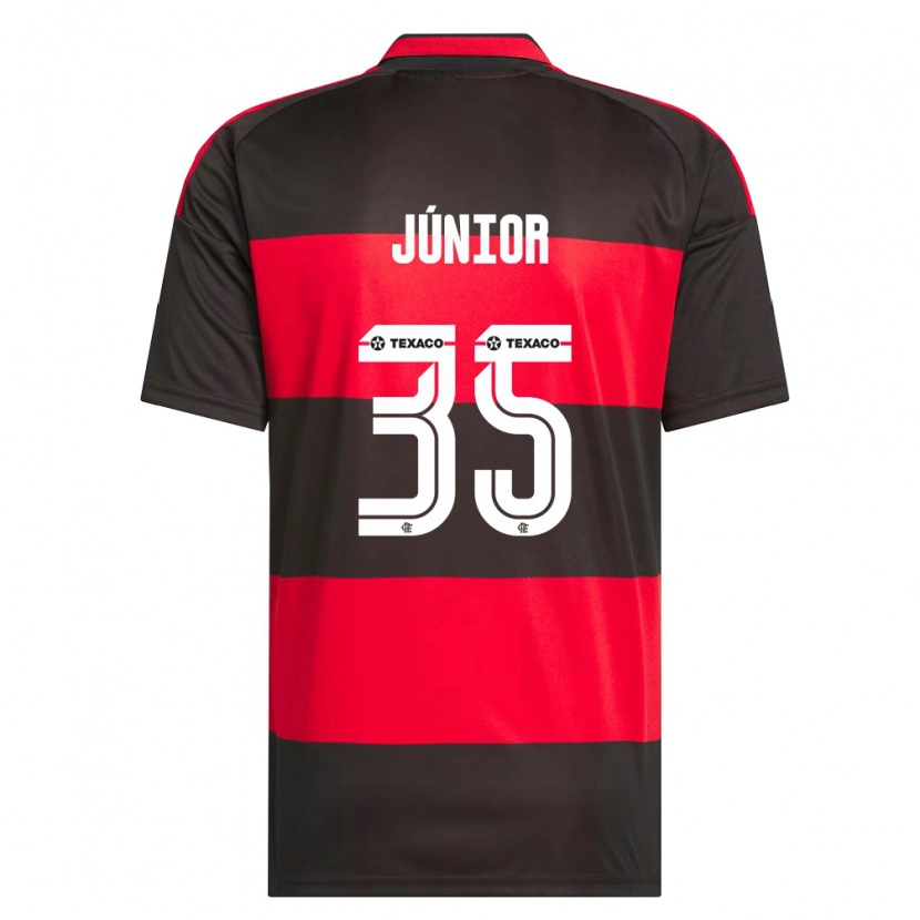 Danxen Men Kaylaine Júnior #35 Red Black White Home Jersey 2026/27 T-Shirt