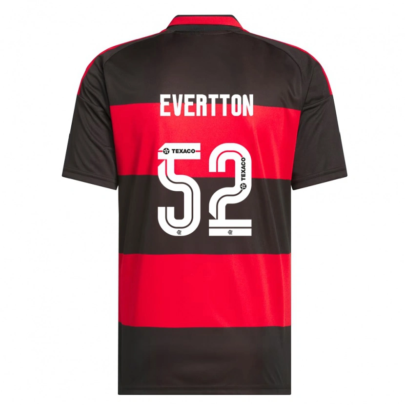 Danxen Men Evertton Araújo #52 Red Black White Home Jersey 2026/27 T-Shirt