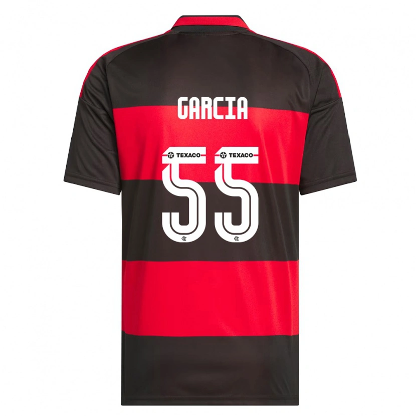 Danxen Men Caio Garcia #55 Red Black White Home Jersey 2026/27 T-Shirt