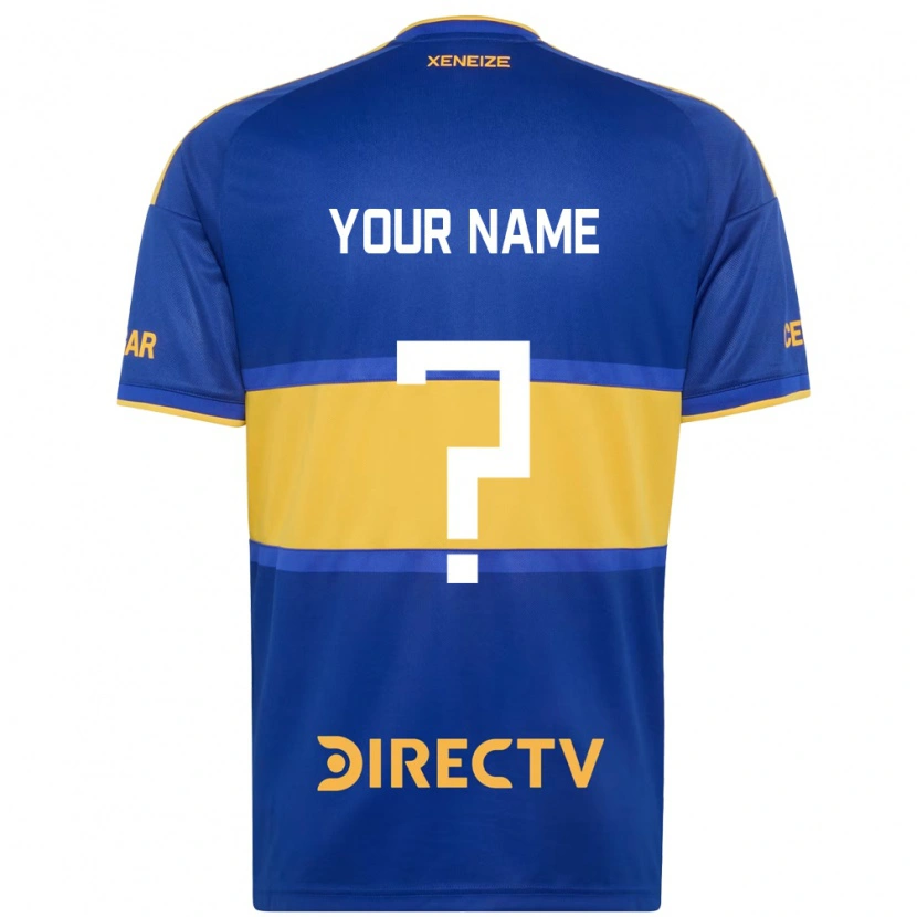 Danxen Men Your Name #0 Royal Blue Yellow Home Jersey 2026/27 T-Shirt