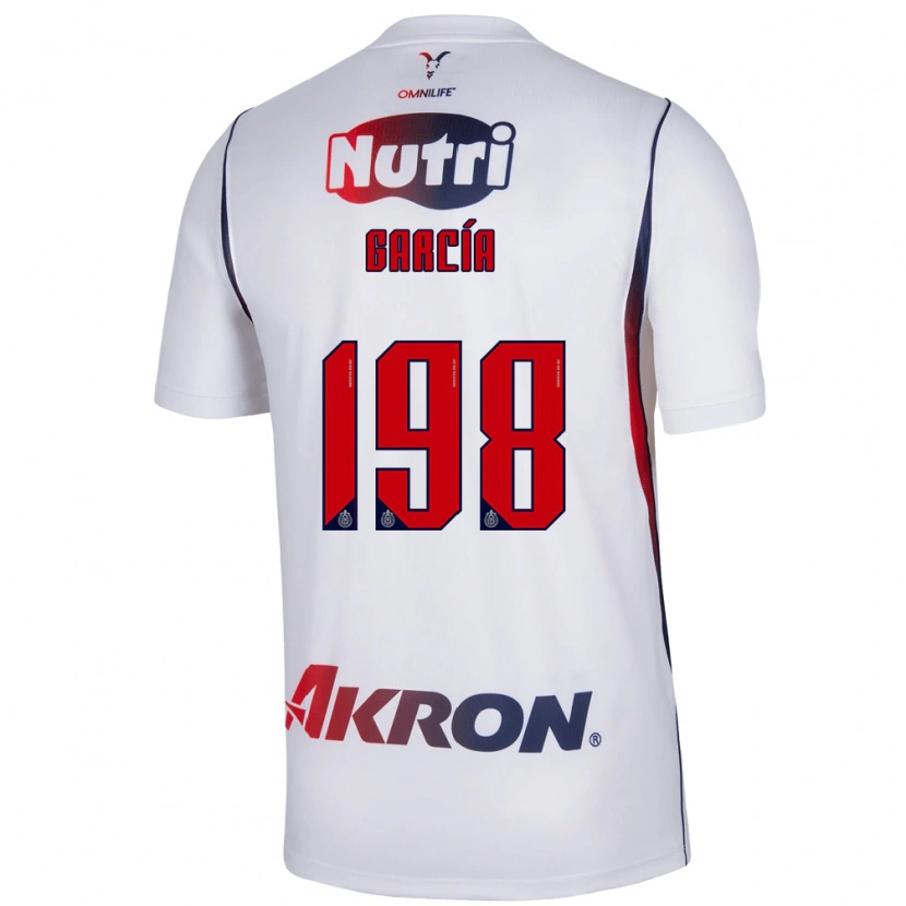 Danxen Men Gael García #198 Red White Navy Blue Away Jersey 2026/27 T-Shirt