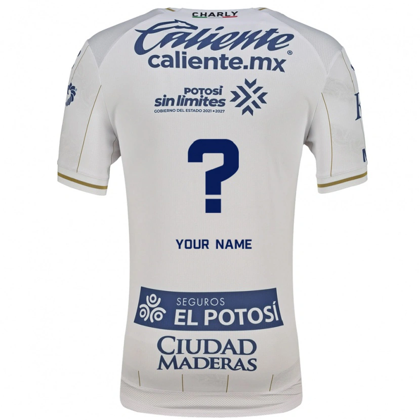 Danxen Men Your Name #0 White Blue Away Jersey 2026/27 T-Shirt