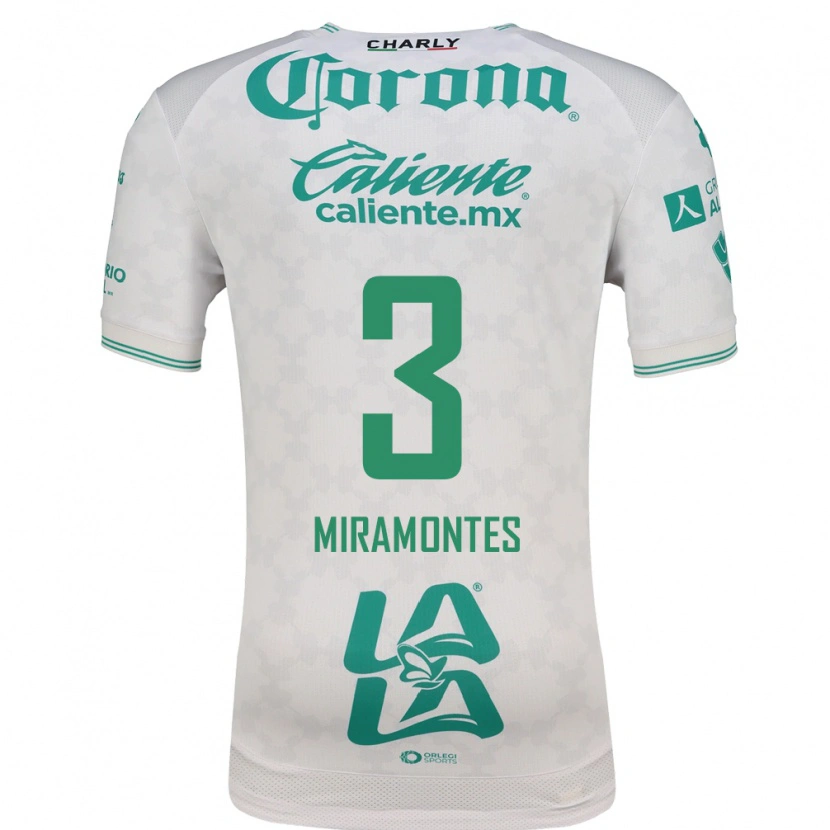 Danxen Men Natalia Miramontes #3 Light Green White Away Jersey 2026/27 T-Shirt