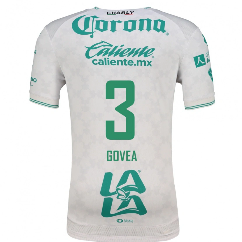 Danxen Men Ismael Govea #3 Light Green White Away Jersey 2026/27 T-Shirt