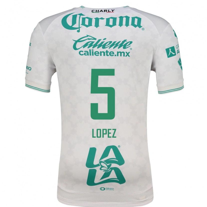 Danxen Men Aldo López #5 Light Green White Away Jersey 2026/27 T-Shirt