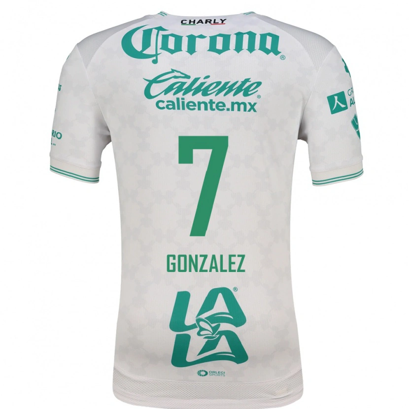 Danxen Men Diego González #7 Light Green White Away Jersey 2026/27 T-Shirt