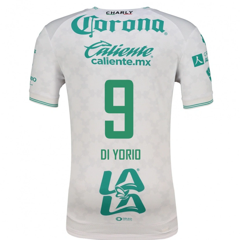 Danxen Men Lucas Di Yorio #9 Light Green White Away Jersey 2026/27 T-Shirt