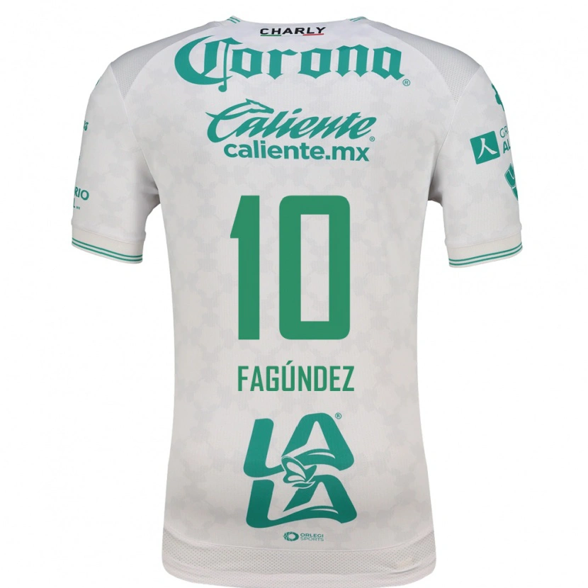 Danxen Men Franco Fagúndez #10 Light Green White Away Jersey 2026/27 T-Shirt