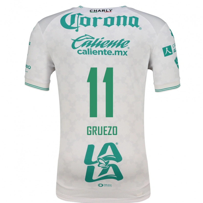 Danxen Men Carlos Gruezo #11 Light Green White Away Jersey 2026/27 T-Shirt