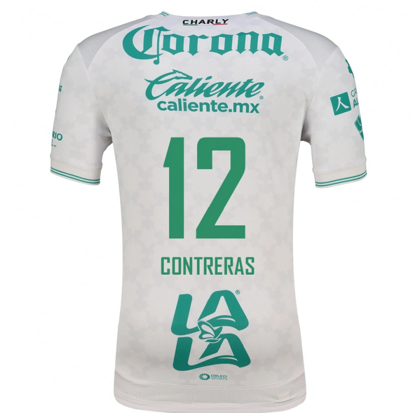 Danxen Men Karol Contreras #12 Light Green White Away Jersey 2026/27 T-Shirt