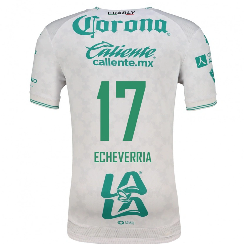 Danxen Men Emmanuel Echeverría #17 Light Green White Away Jersey 2026/27 T-Shirt