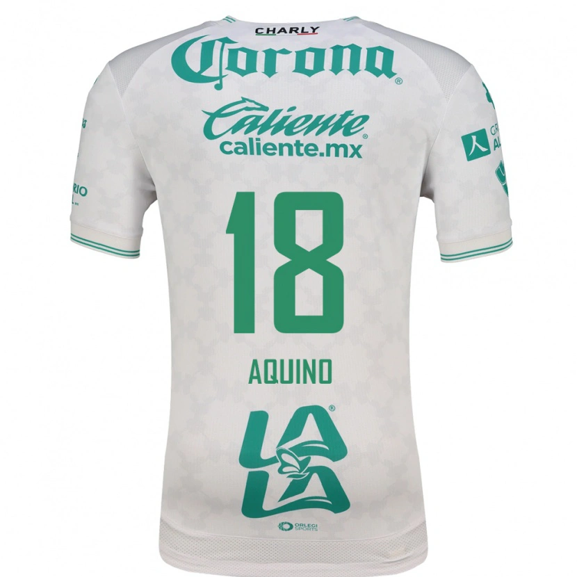 Danxen Men Pedro Aquino #18 Light Green White Away Jersey 2026/27 T-Shirt