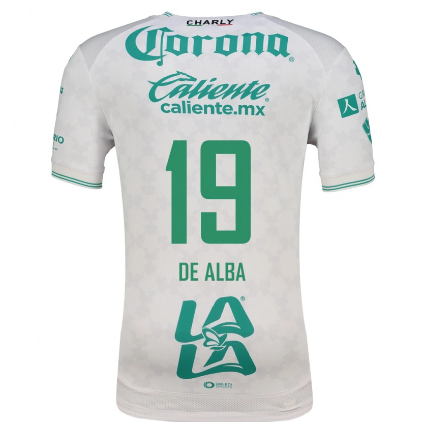 Danxen Men Luisa De Alba #19 Light Green White Away Jersey 2026/27 T-Shirt