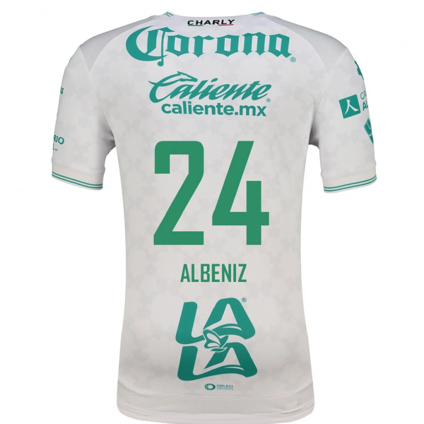 Danxen Men Maika Albeniz #24 Light Green White Away Jersey 2026/27 T-Shirt