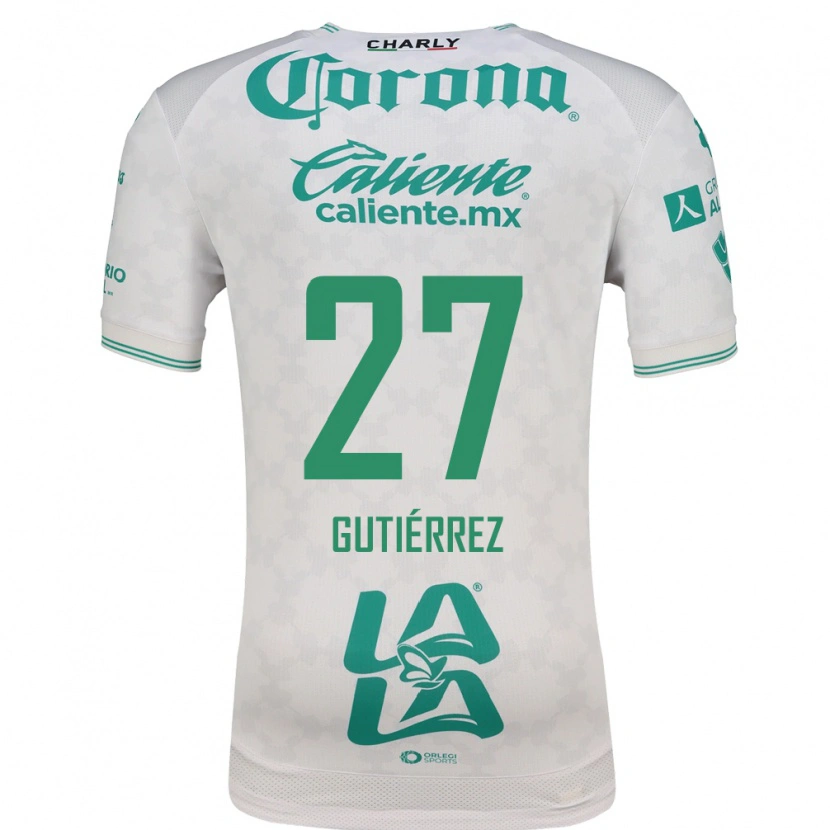 Danxen Men Luis Gutiérrez #27 Light Green White Away Jersey 2026/27 T-Shirt