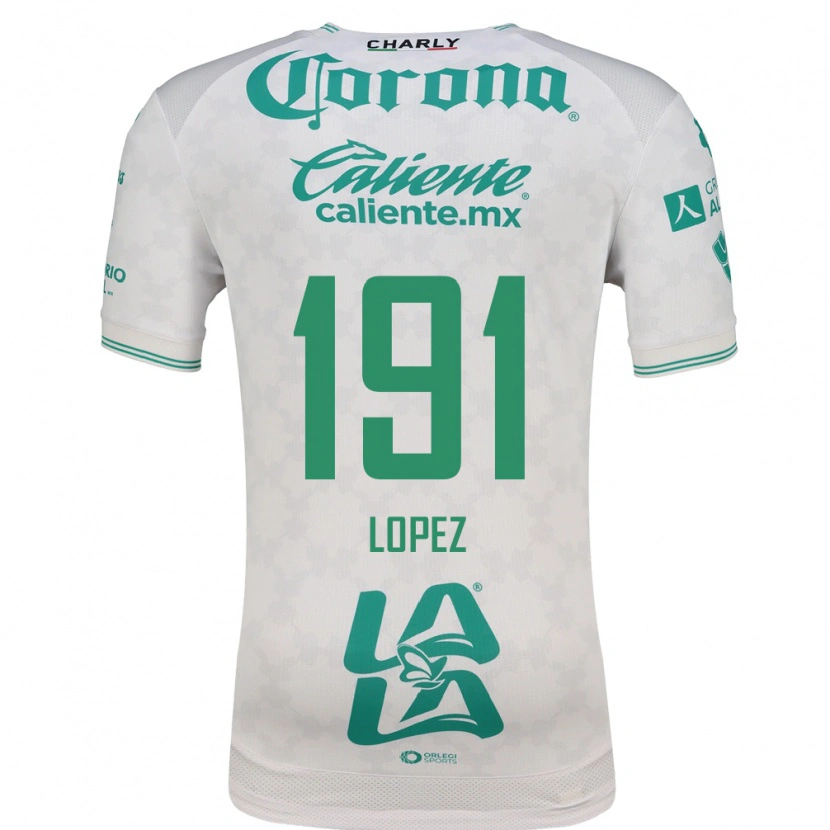 Danxen Men Carlos López #191 Light Green White Away Jersey 2026/27 T-Shirt