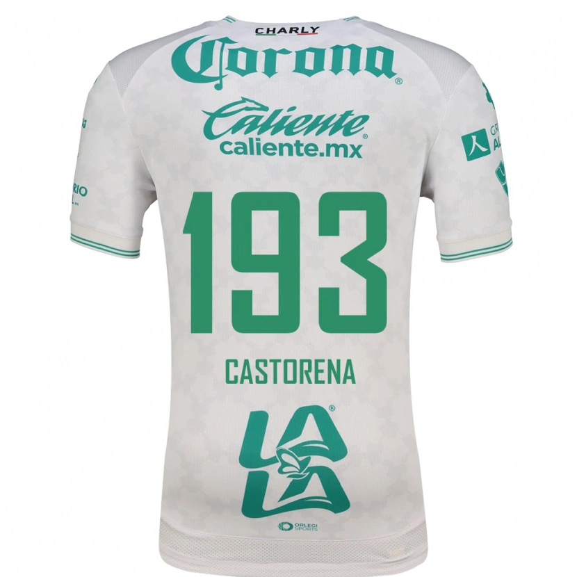 Danxen Men Damián Castorena #193 Light Green White Away Jersey 2026/27 T-Shirt