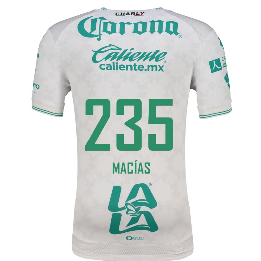 Danxen Men Jesús Macías #235 Light Green White Away Jersey 2026/27 T-Shirt