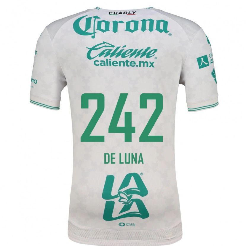 Danxen Men Eduardo De Luna #242 Light Green White Away Jersey 2026/27 T-Shirt