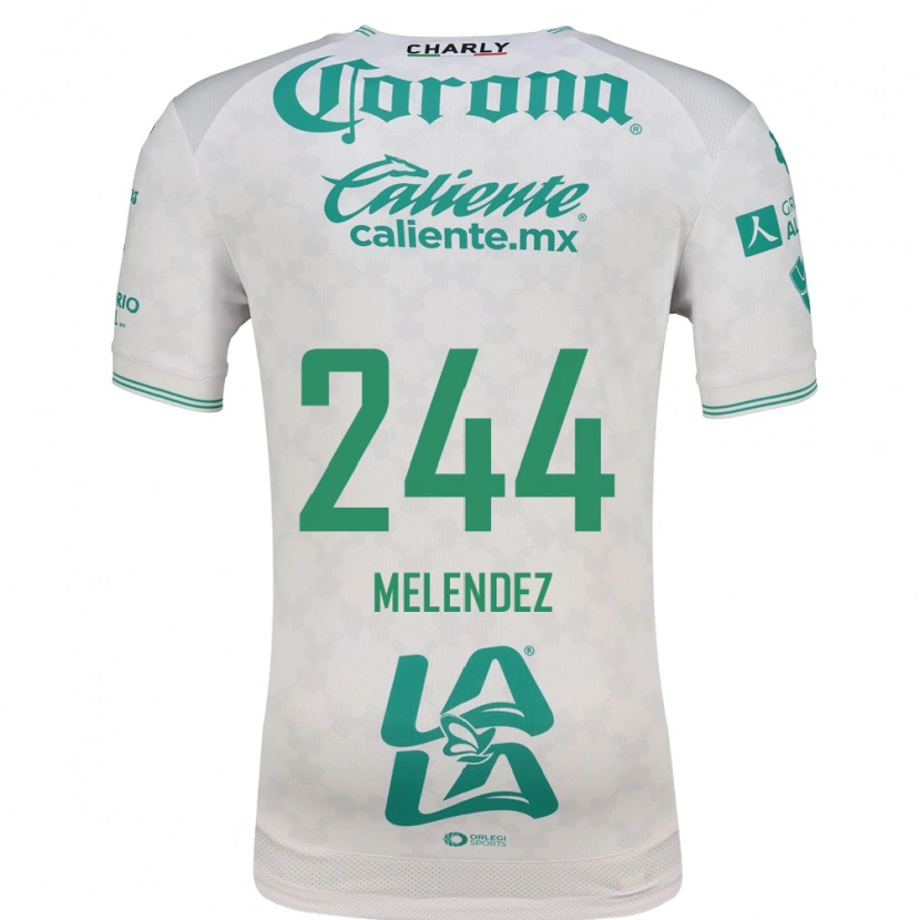 Danxen Men Carlos Meléndez #244 Light Green White Away Jersey 2026/27 T-Shirt