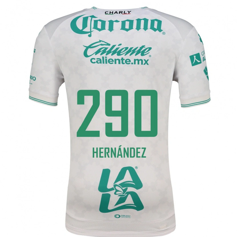 Danxen Men Juan Hernández #290 Light Green White Away Jersey 2026/27 T-Shirt