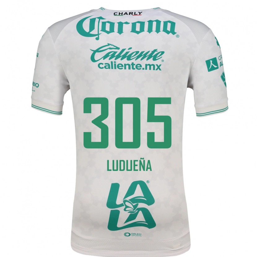 Danxen Men Daniel Ludueña #305 Light Green White Away Jersey 2026/27 T-Shirt