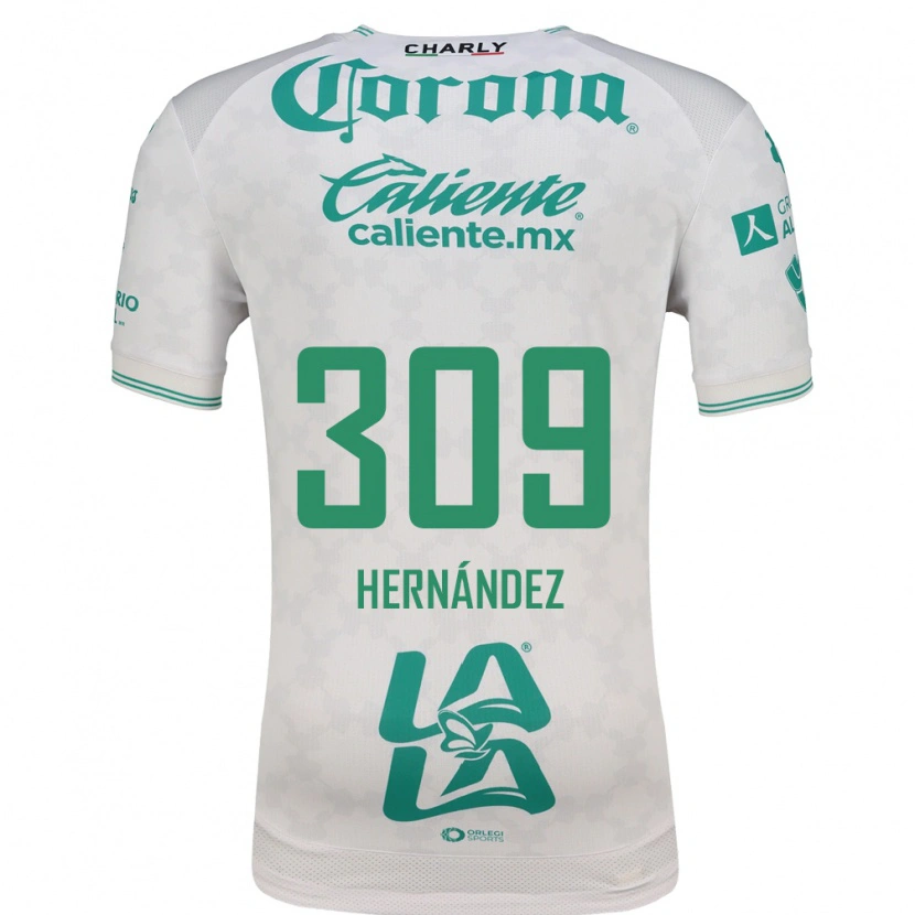 Danxen Men Julio Hernández #309 Light Green White Away Jersey 2026/27 T-Shirt