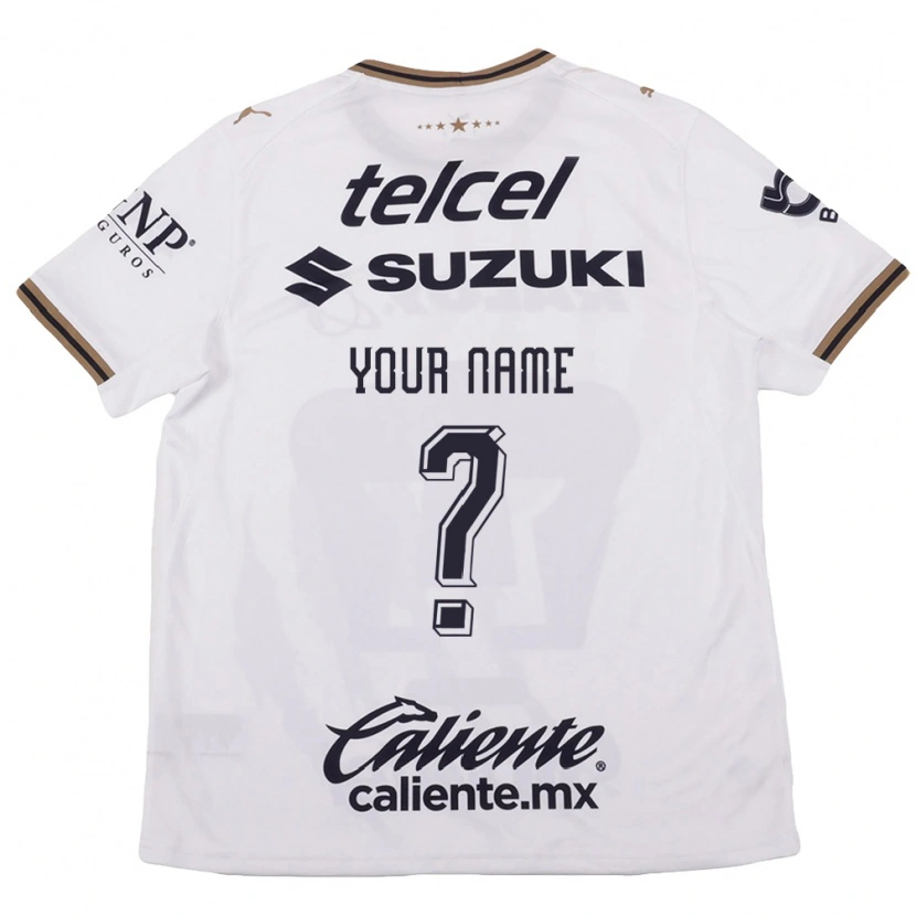 Danxen Men Your Name #0 White Black Brown Away Jersey 2026/27 T-Shirt
