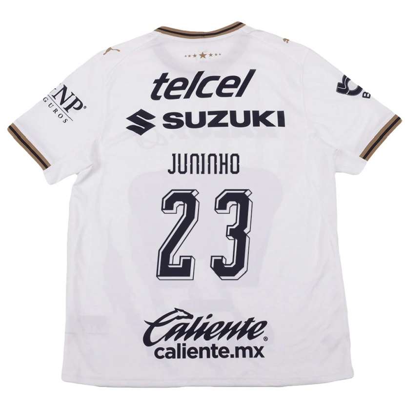 Danxen Men Juninho #23 White Black Brown Away Jersey 2026/27 T-Shirt