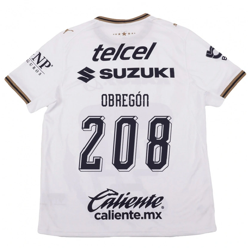 Danxen Men Jaime Obregón #208 White Black Brown Away Jersey 2026/27 T-Shirt