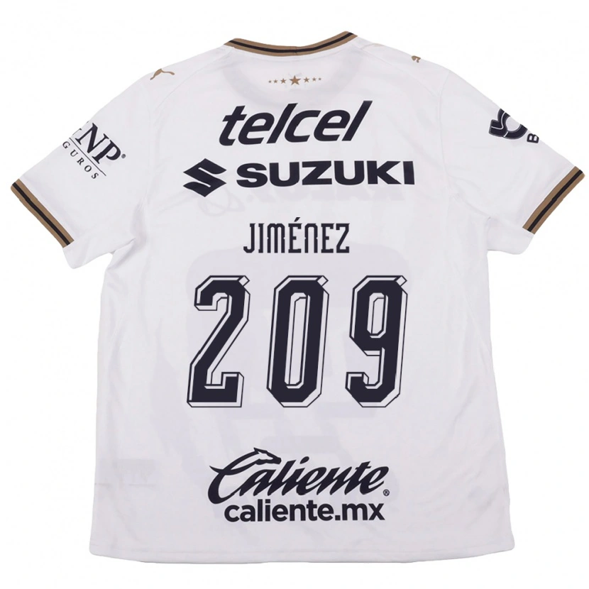 Danxen Men Norberto Jiménez #209 White Black Brown Away Jersey 2026/27 T-Shirt